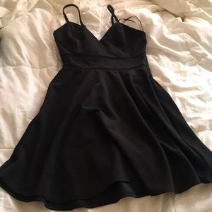 Black skater dress